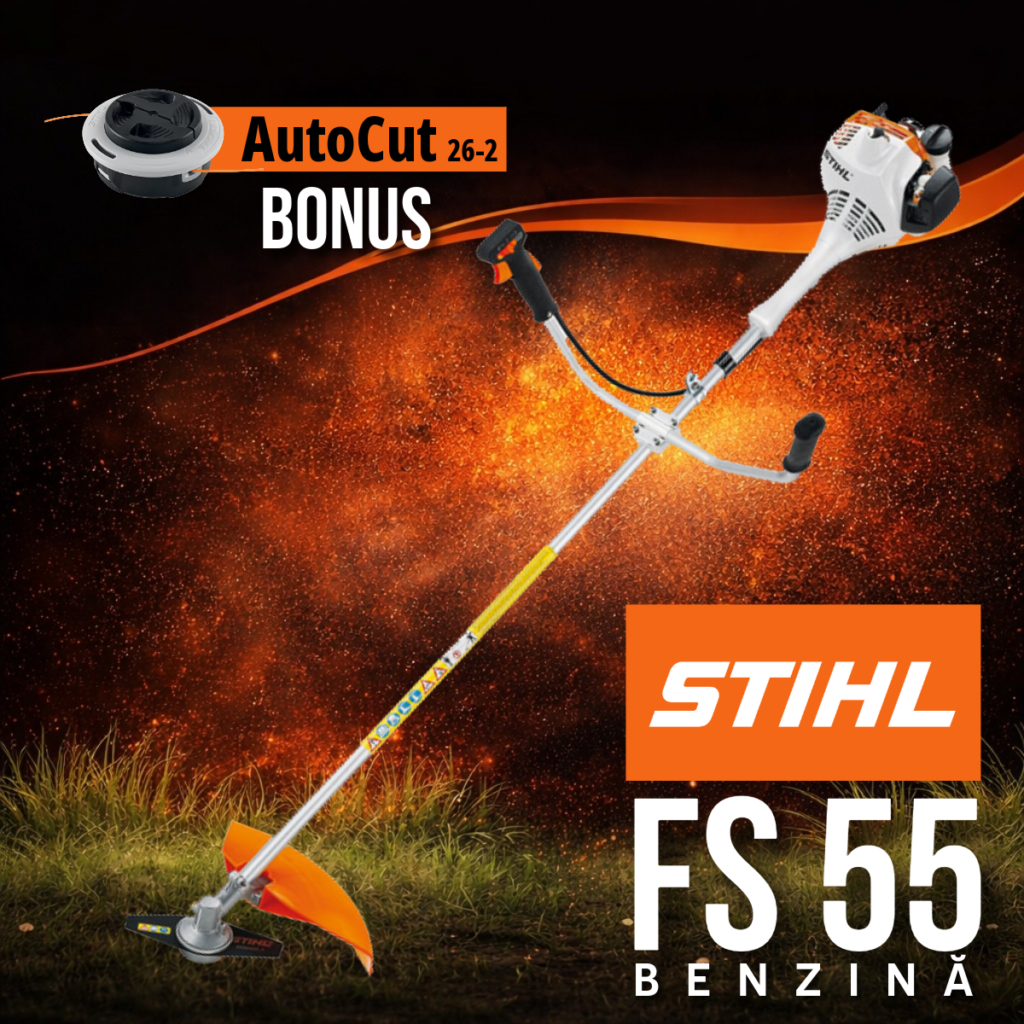 Coase electrice și Motocoase de umăr Motocoasa STIHL FS 55 Promo Simprocom 2026