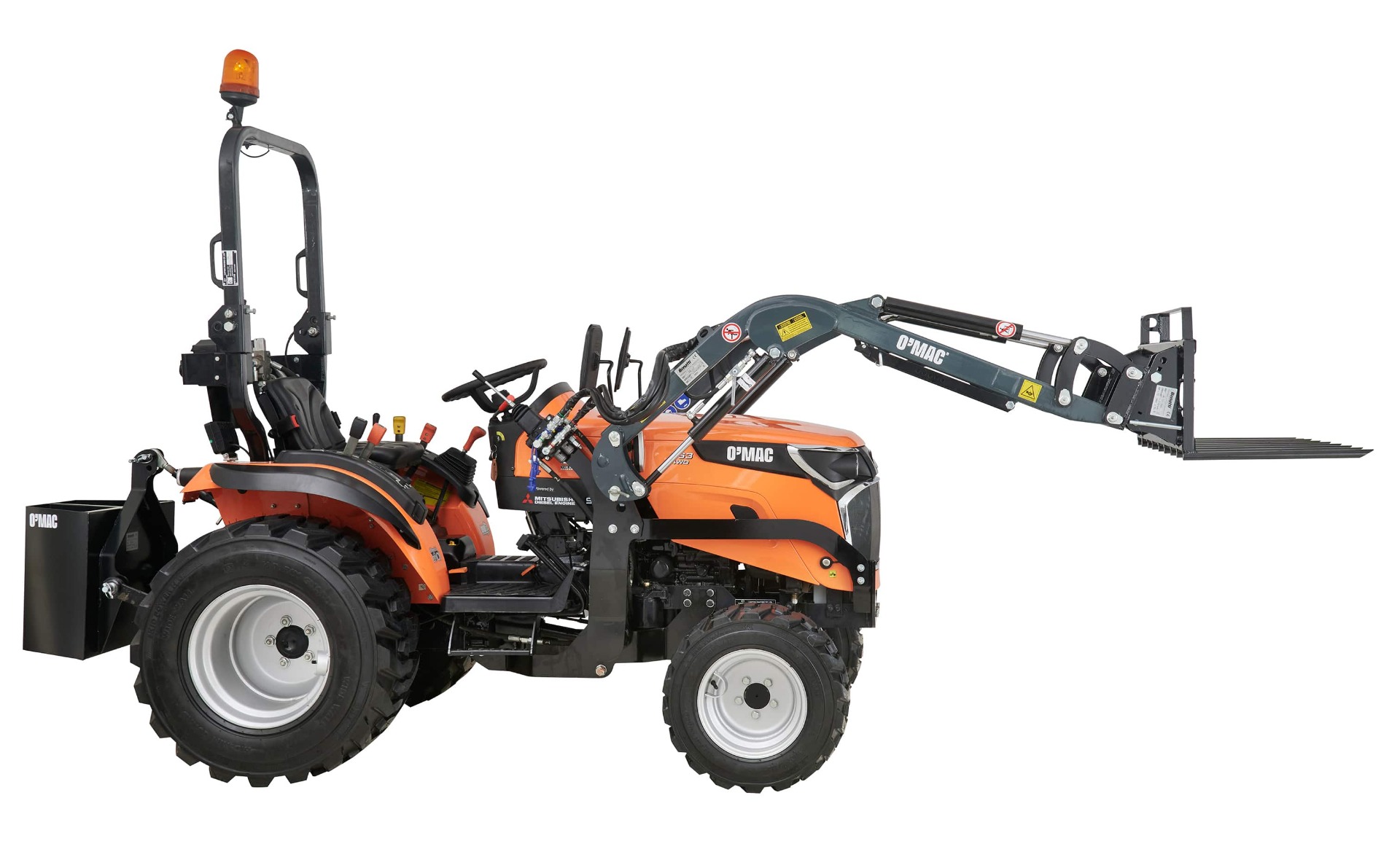 FURCA GUNOI INCARCATOR FRONTAL 2200 - O'MAC TR 25000 - FARA TRACTOR ! furca gunoi incarcator frontal 2200 o mac tr 25000 11