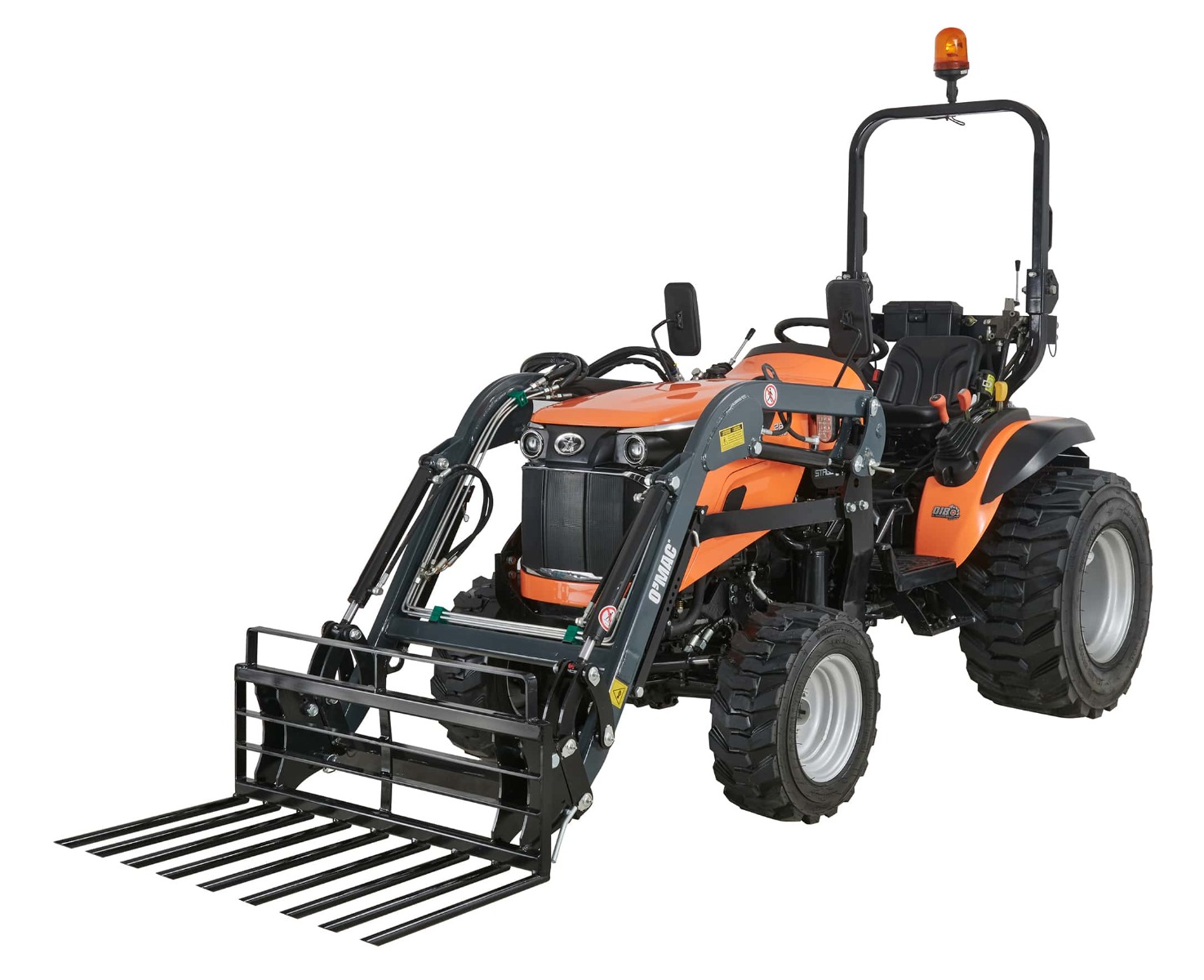 FURCA GUNOI INCARCATOR FRONTAL 2200 - O'MAC TR 25000 - FARA TRACTOR ! furca gunoi incarcator frontal 2200 o mac tr 25000 5