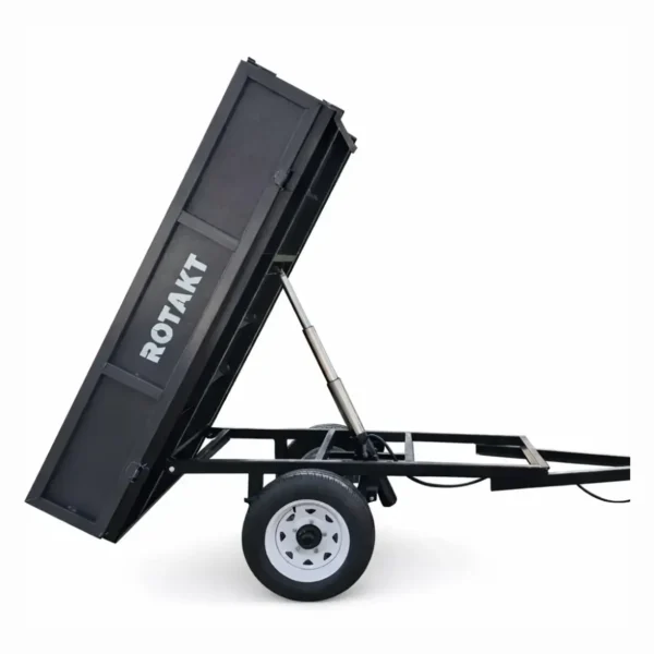 Remorca agricola Rotakt 1T pentru tractor cu basculare hidraulica dimensiune bena 200x106cm
