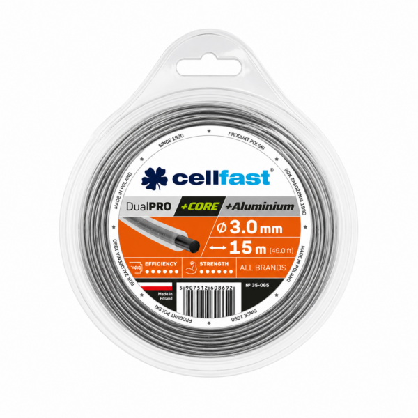 FIR NYLON CU ALUMINIU DUAL PRO ROTUND 3.00 MM X 15 M