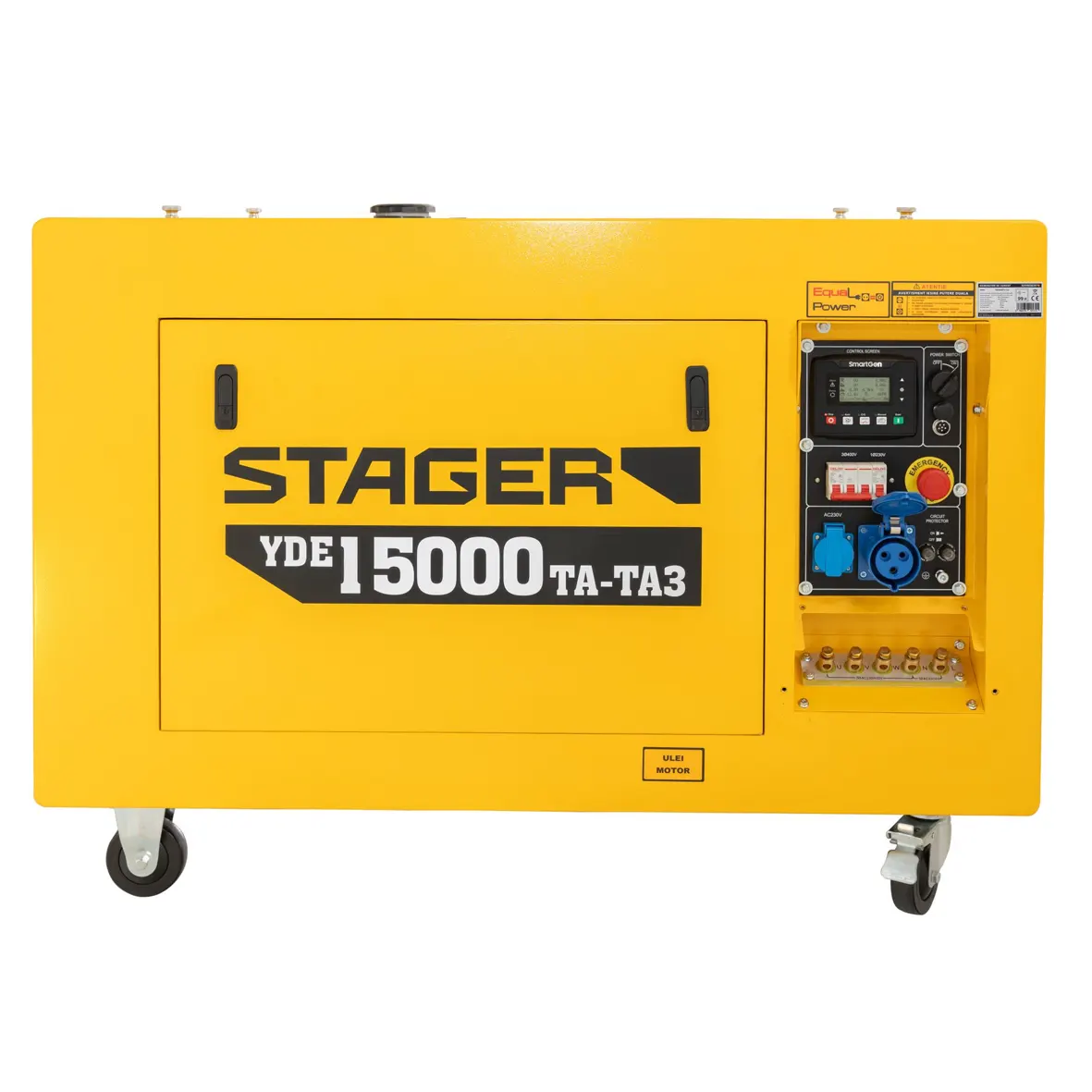 GENERATOR STAGER PROFESIONAL YDE15000TA-TA3 11.5 kW DualPower 230-400V insonorizat diesel 3000rpm pornire electrica -f -Simprocom GENERATOR STAGER PROFESIONAL YDE15000TA-TA3 11.5 kW DualPower 230-400V insonorizat diesel 3000rpm pornire electrica -f -Simprocom